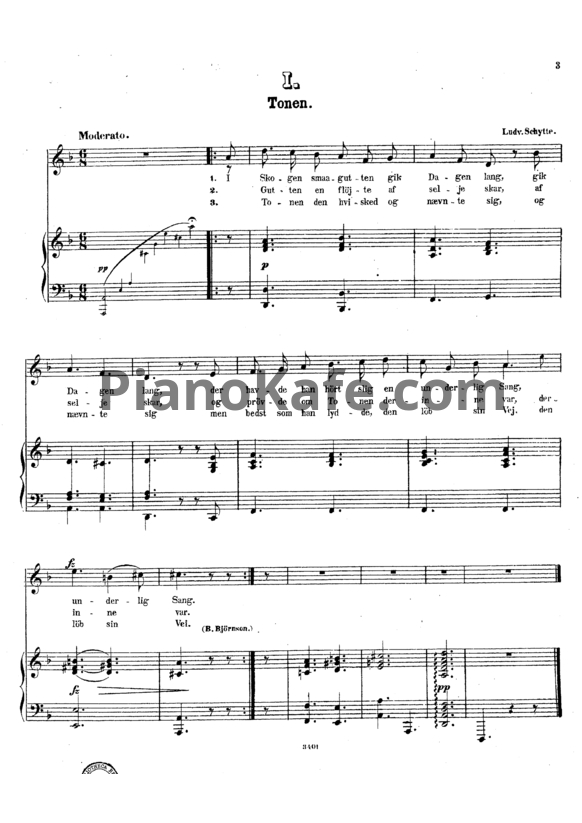 Ноты Людвиг Шитте - 4 sange - PianoKafe.com