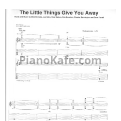 Ноты Linkin Park - The little things give you away (Версия 2) - предпросмотр