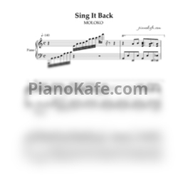 Ноты MOLOKO - Sing it back (1930's remix)