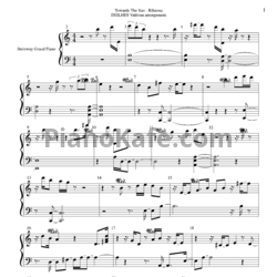 Ноты Rihanna - Towards The Sun - предпросмотр