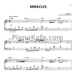 Ноты Kenny G - Miracles - предпросмотр