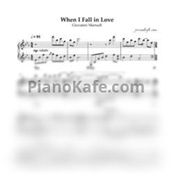 Ноты Giovanni Marradi - When I fall in love - предпросмотр