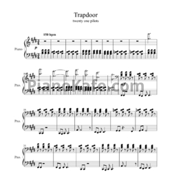 Ноты Twenty one pilots - Trapdoor - предпросмотр