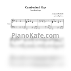 Ноты Dave Rawlings - Cumberland Gap (Solo piano) - предпросмотр