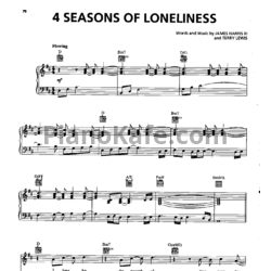 Ноты Boyz II Men - 4 seasons of loneliness - предпросмотр