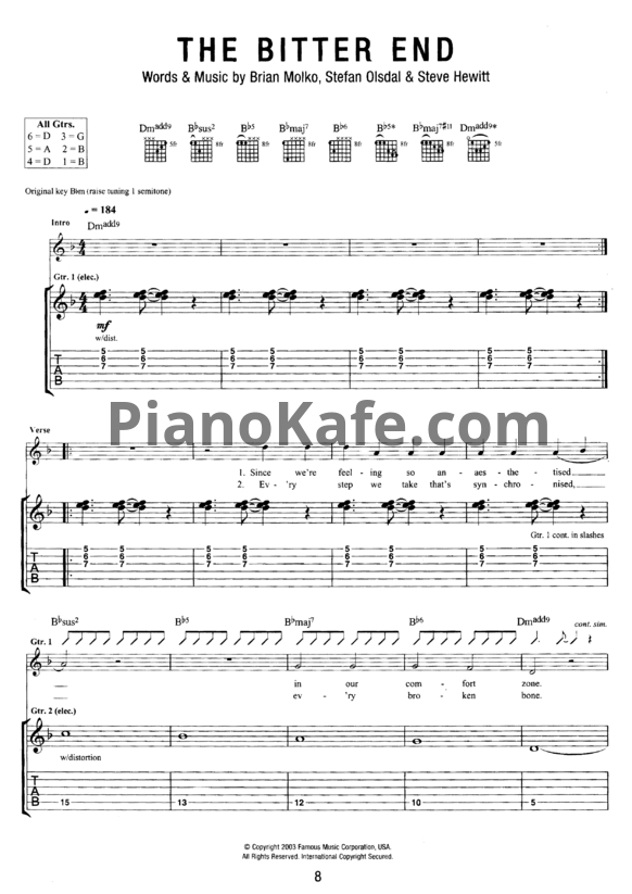 Ноты Placebo - The singles (Книга нот) - PianoKafe.com