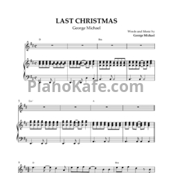 Ноты George Michael - Last Christmas (Версия 2) - предпросмотр