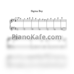 Ноты Betsy, Мария Янковская - Sigma boy - предпросмотр