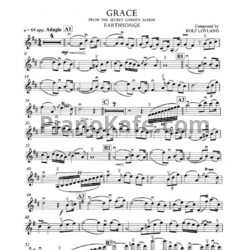 Ноты Secret Garden - Grace (для скрипки) - предпросмотр
