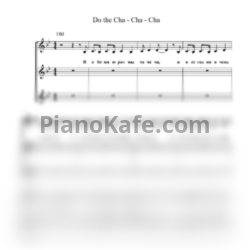 Ноты SOPRANO Турецкого - Do the Cha-Cha-Cha - предпросмотр