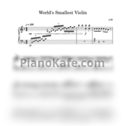 Ноты AJR - World's smallest violin