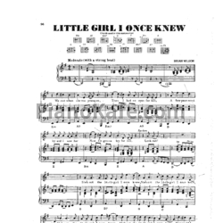 Ноты The Beach Boys - Little girl I once knew
