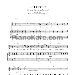 Ноты Charlotte Church - In trutina - предпросмотр