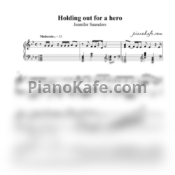 Ноты Jennifer Saunders - Holding out for a hero