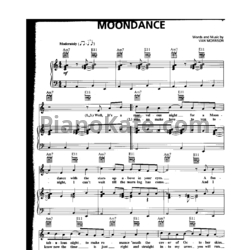 Ноты Michael Buble - Moon dance - предпросмотр