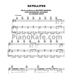 Ноты Beyonce - Satellites - предпросмотр