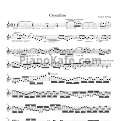 Ноты Lindsey Stirling - Crystallize