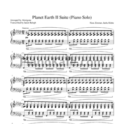 Ноты Hans Zimmer - Planet Earth II (Suite) - предпросмотр