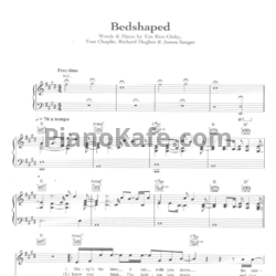 Ноты Keane - Bedshaped - предпросмотр