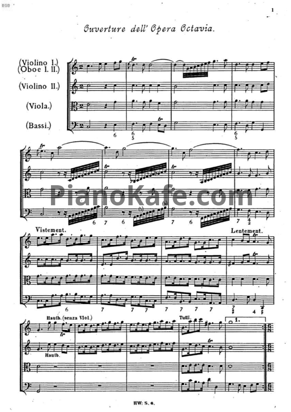 Ноты Георг Гендель - Supplemente 6 - PianoKafe.com