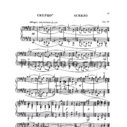 Ноты Ю. Шапорин - Скерцо (Соч. 5а) - предпросмотр