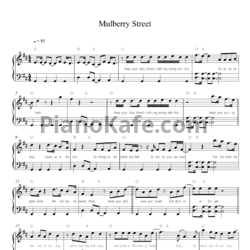 Ноты Twenty One Pilots - Mulberry - предпросмотр