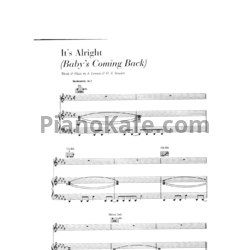 Ноты Eurythmics - It's Alright (Baby's Coming back) - предпросмотр