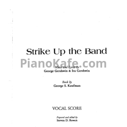 Ноты Richard Rodgers - Book strike up the band (Книга нот) - предпросмотр