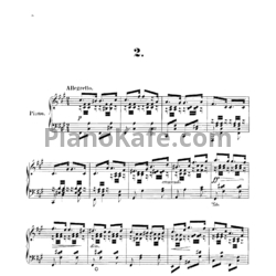 Ноты Ш. Майер - Мелодический этюд (Op. 216, №2) - предпросмотр