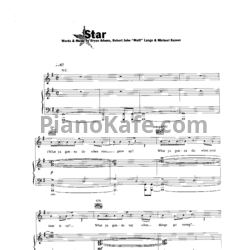 Ноты Bryan Adams - Star - предпросмотр