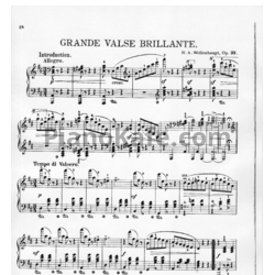 Ноты Герман Волленгаупт - Большой блестящий вальс (Соч. 33) - предпросмотр