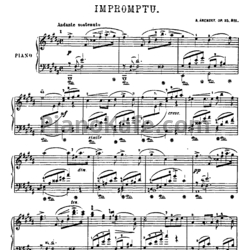 Ноты Антон Аренский - 4 пьесы для фортепиано (Op. 25) - предпросмотр