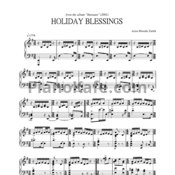 Ноты Aziza Mustafa Zadeh - Holiday blessings - предпросмотр