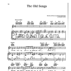 Ноты Barry Manilow - The old songs - предпросмотр