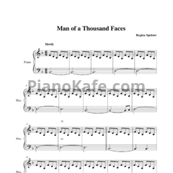 Ноты Regina Spektor - Man of a thousand faces - предпросмотр