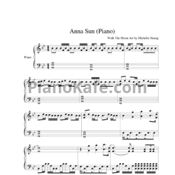 Ноты Walk the Moon - Anna sun