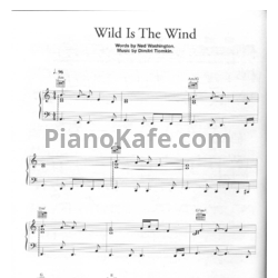 Ноты David Bowie - Wild is the wind - предпросмотр