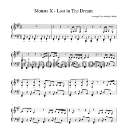 Ноты Shownu (Monsta X) - Lost in the dream - предпросмотр