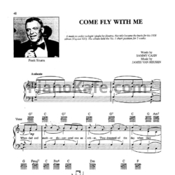 Ноты Frank Sinatra - Come fly with me - предпросмотр