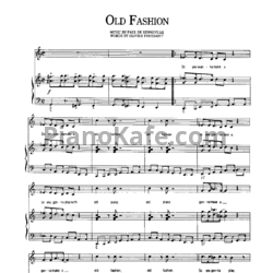 Ноты Richard Clayderman - Old fashion - предпросмотр