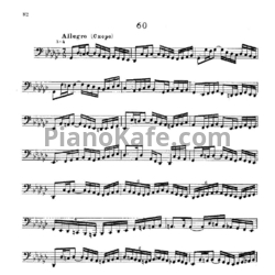 Ноты В. Блажевич - Этюд №60 - предпросмотр