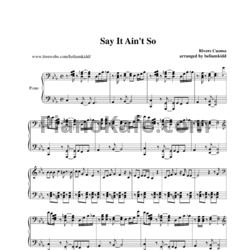 Ноты Weezer - Say it ain't so