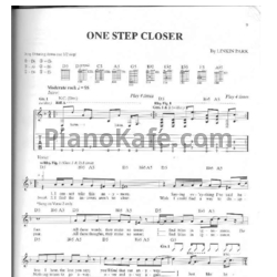 Ноты Linkin Park - One step closer (Версия 2) - предпросмотр