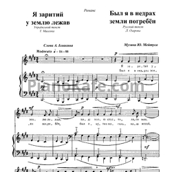 Ноты Юлий Мейтус - Был я в недрах земли погребён - предпросмотр