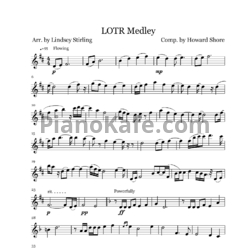 Ноты Lindsey Stirling - Lord of the rings medley - предпросмотр
