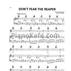 Ноты Blue Oyster Cult - Don't fear the reaper