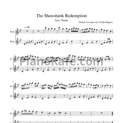 Ноты Thomas Newman - The Shawshank Redemption (Stoic theme) - предпросмотр