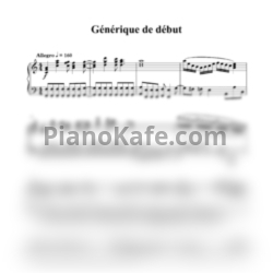 Ноты Tobisawa Hiromoto - Générique de début