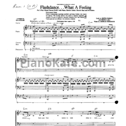 Ноты Irene Cara - Flashdance (what a feeling)