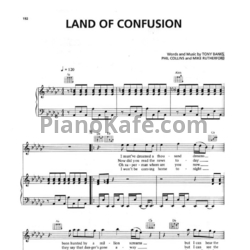 Ноты Genesis - Land of confusion - предпросмотр